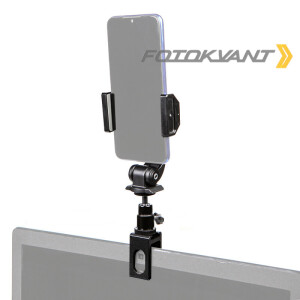 Держатель для смартфона с креплением на плоский монитор Fotokvant RFLH-37 + SM-CL15 KIT 