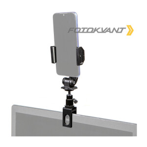 Держатель для смартфона с креплением на плоский монитор Fotokvant RFLH-37 + SM-CL15 KIT