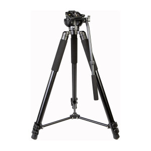 Видео штатив профессиональный 170 см и нагрузкой до 20 кг QZSD Q690