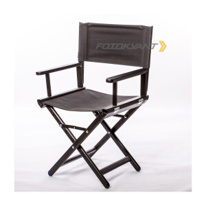 Стул режиссера / визажиста низкий Fotokvant АСь-3 Black