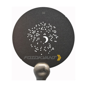 Маска гобо Ø 58 мм лунная ночь Fotokvant GMW-66 Gobo mask для оптических насадок