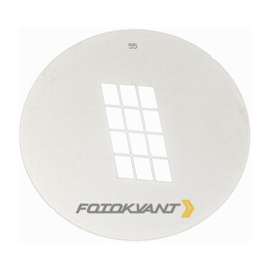 Маска гобо Ø 58 мм тень окна Fotokvant GMW-55 Gobo mask для оптических насадок