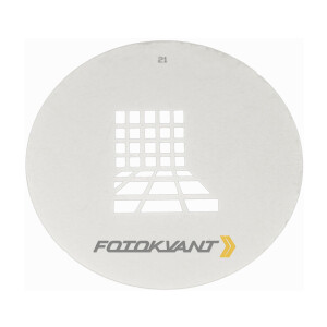 Маска гобо Ø 58 мм окно с тенью Fotokvant GMW-21 Gobo mask для оптических насадок