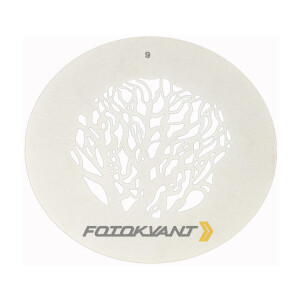 Маска гобо Ø 58 мм дерево Fotokvant GMW-09 Gobo mask для оптических насадок