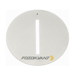 Маска гобо Ø 58 мм стрип Fotokvant GMW-04 Gobo mask для оптических насадок