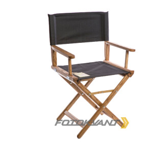 Стул режиссера / визажиста низкий цвет орех Fotokvant АСь-3